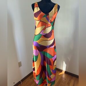 Joie S/P Y2K abstract print maxi